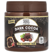 Hong Kong Straight Hair Choczero Ketogenic Sauce Dark Cocoa Hazelnut Sugar-Free Roasted Hazelnut Spread Bread 340g