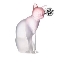 Декоративная тарелка daum light grey cat