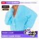 Self-operated show me your mumu bright blue classic cardigan V-neck sweater-bright blue American outlet Self-operated show me your mumu bright blue classic cardigan V-neck sweater-bright blue American outlet
