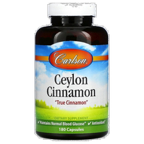 Hong Kong straight hair Carlson labs cinnamon capsules no artificial preservatives dietary balanced skin 180 capsules