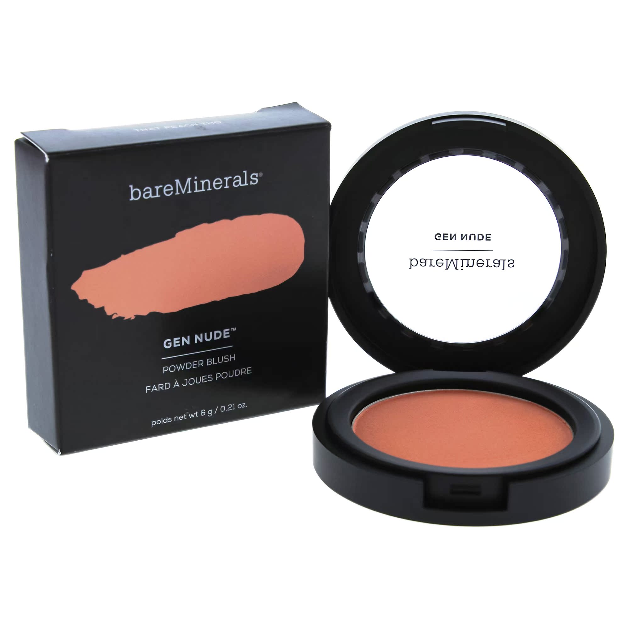 Mỹ gửi thư trực tiếp BareMinemony động vật có vỏ tự nhiên khoáng mềm rouge đỏ tươi sửa chữa năng lực dịch vụ tự nhiên bài - Blush / Cochineal má hồng apieu