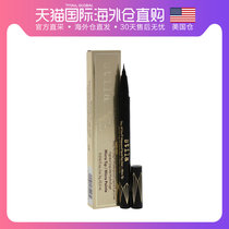 American Straight Mail Stila Poetry Dina AllDay Waterproof Perspiration Anti-Sweating Eye Line Liquid Pen Lasting Deep Black 0 5ml