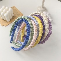 First love white grape purple fold hair hoop women go out hair accessories fairy Mori Super fairy head hoop pressure hair non-slip