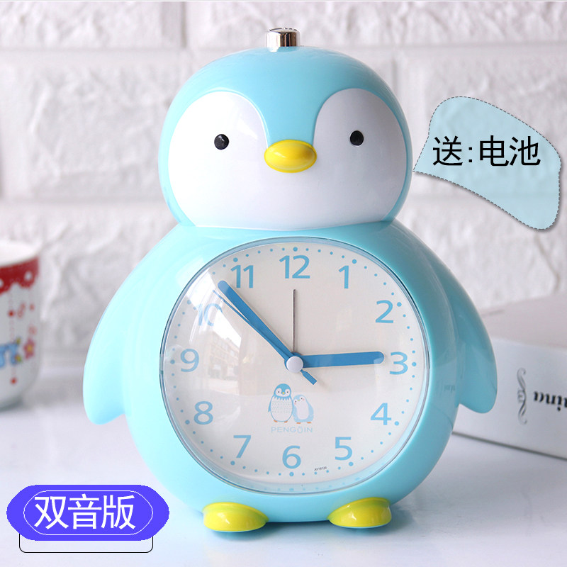 Alarm Cartoon Children's Students Special Bed Head Light Creative Personality Multi-function Electronic Music Little Watch