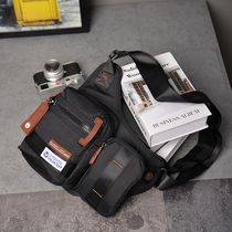 Trendy Mens Chest Bag Sports Diagonal Satchel Boys Waterproof Small Backpack Light Casual Oxford Cloth Single Shoulder Bag Summer