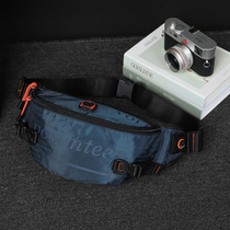 Trendy mens pockets Running mobile phone packs ins Streets Small Backpacks Sport Diagonal Satchel Summer Casual Single Shoulder Bag