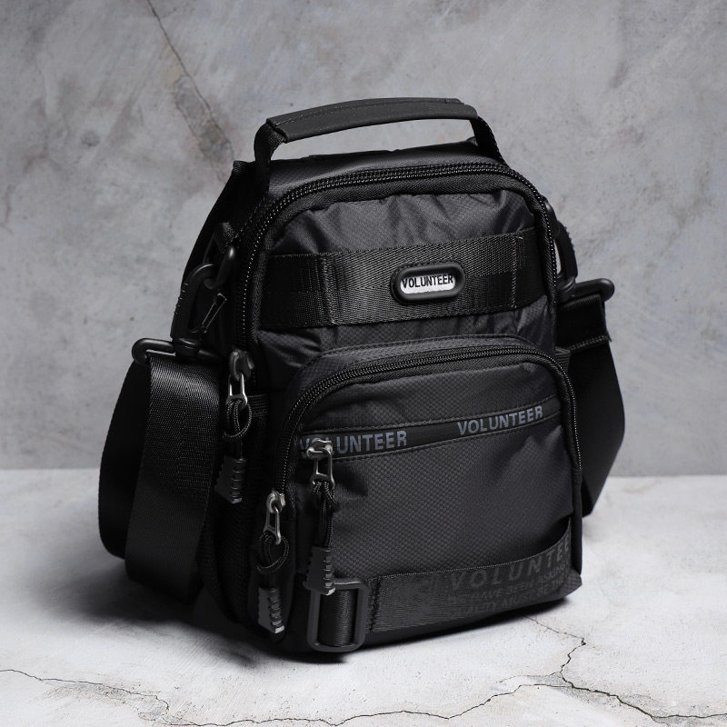 Multifunctional Men's Bag Oxford Messenger Bag Portable Canvas Bag Tide Brand Chest Bag Men's Shoulder Bag Casual Small Backpack