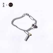 Dont abandon X Bayi joint limited Thai knot Link series bracelet sterling silver gilded birthday gift yoga accessories