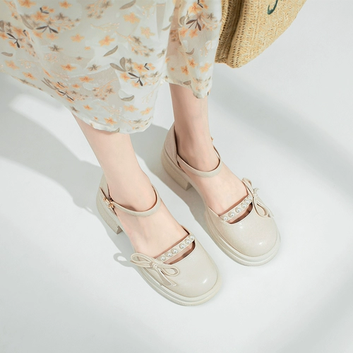 Aogu Shiden Baotou Сандалии для женщин 2024 Новая летняя легкая каблука каблуки в одиночные туфли