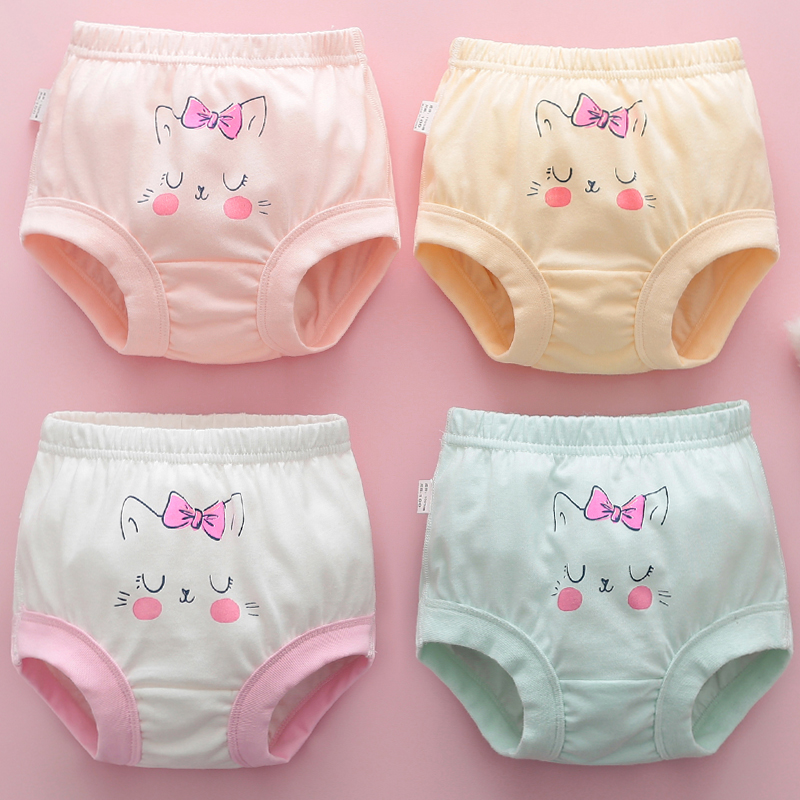 Baby children cotton triangle underwear 1-2 years old 3 Girls 4 girls 6 Baby Baby Baby Cotton no clip pp