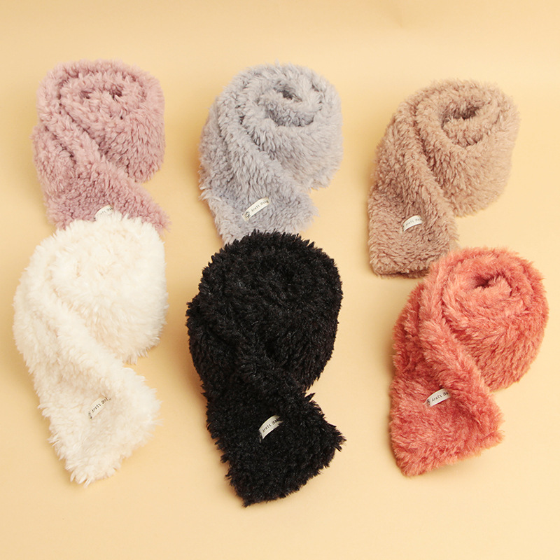 Baby children autumn and winter scarves baby bib to keep warm girls Korean boys, infants and children, windproof