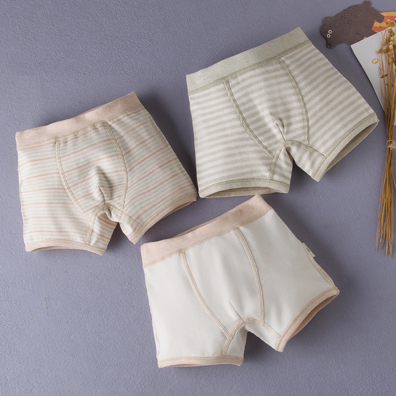 Baby boy pure cotton flat corner small underwear 1-2 years 3 male baby 4 boy 6 men's baby boy inside clothes pants baby