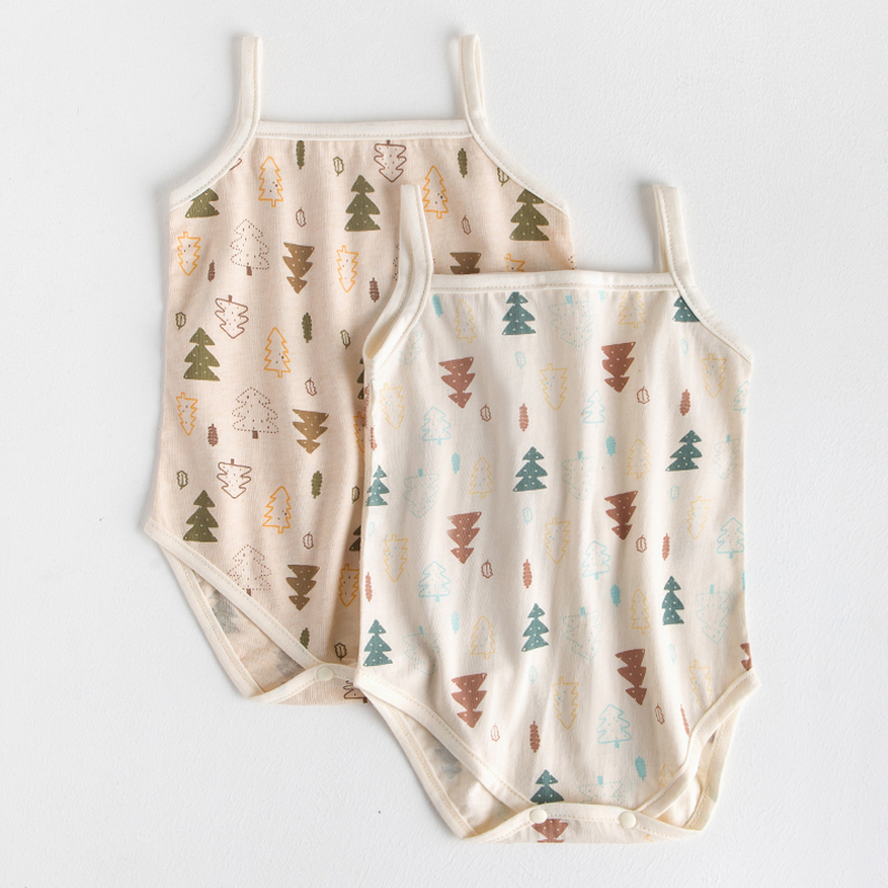 Newborn baby children's cotton small vest belly button protection small suspender baby thin summer child wear infant