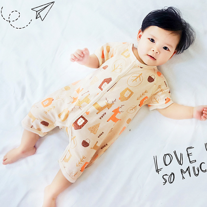Baby Spring Autumn Bag Fart Clothes 2 Babies Spring Clothes 4 Summer 5 Summer 6 Slim 7 women Two months 8 3 46 8