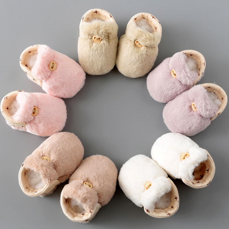 Newborn Shoes Autumn Winter Baby Socks Warm Feet Gloves Winter Shoes Socks Cotton Shoes Baby Glint