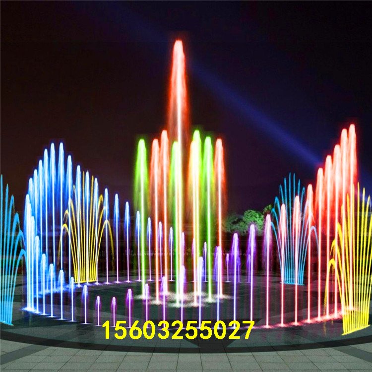 Large music fountain waterscape design to make colorful quality fountain construction unit fountain equipment to figure it out