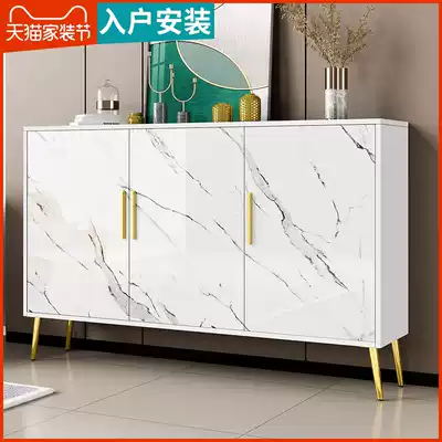 Light luxury shoe cabinet home door porch cabinet integrated wall entrance storage cabinet simple economical storage cabinet shoe rack