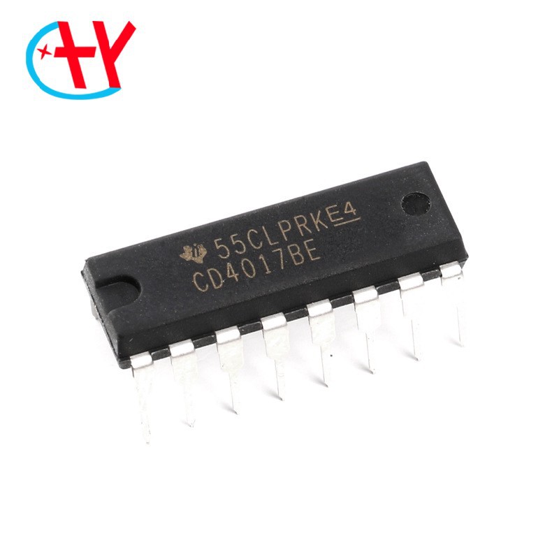 原装正品 直插 CD4017BE DIP-16 4000系列 CMOS逻辑器件芯片
