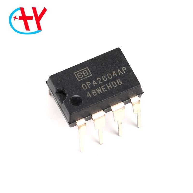 原装正品 直插 OPA2604AP DIP-8 20MHz 2个放大器 运算放大器芯片