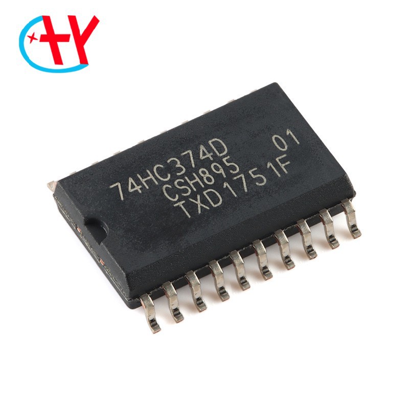 原装正品 74HC374D,653 SOIC-20 八路D型触发器 正边沿触发 三态