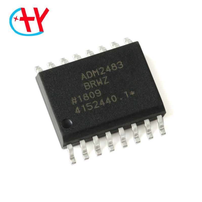 原装正品 ADM2483BRWZ-REEL SOIC-16 半双工隔离RS-485收发器芯片