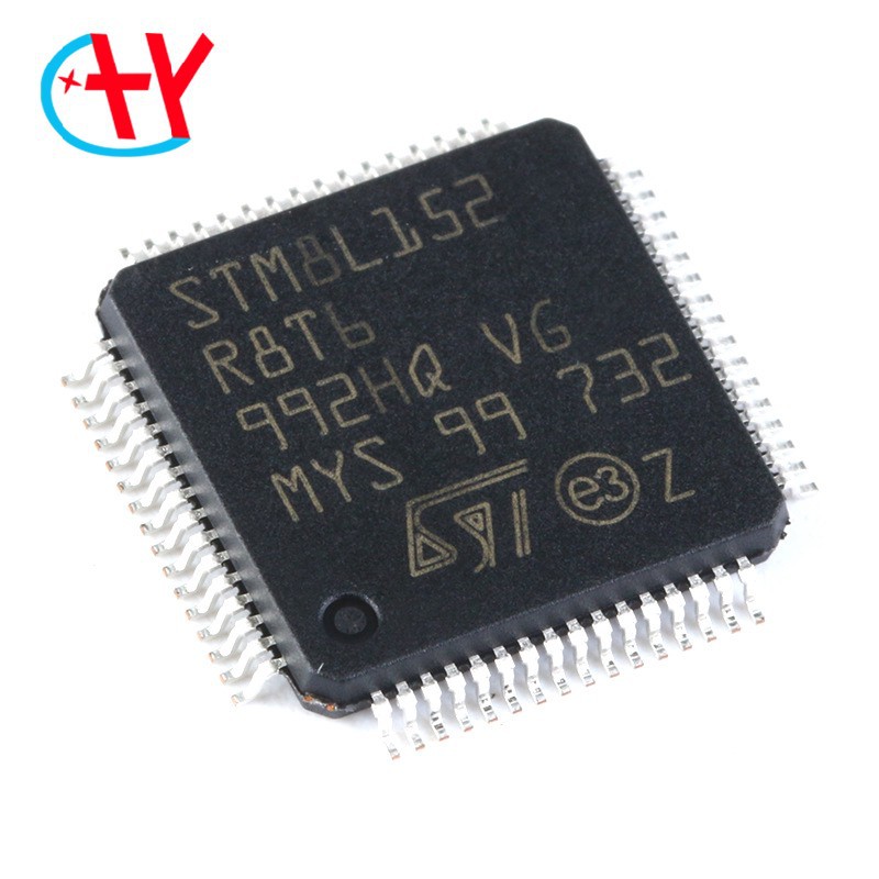 原装正品 STM8L152R8T6 LQFP-64 16MHz/64KB闪存/8位微控制器-MCU