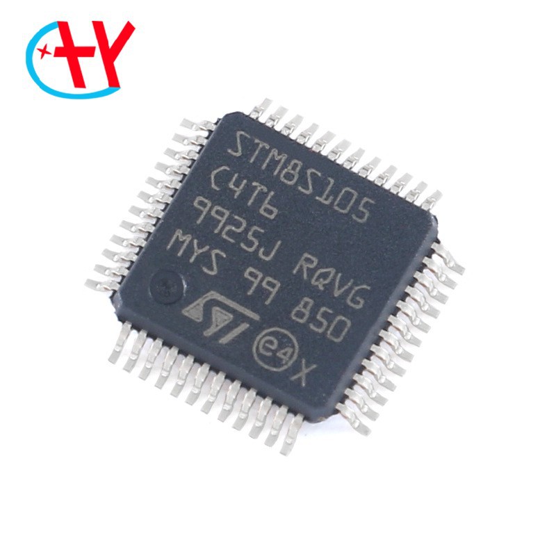 原装 STM8S105C4T6TR LQFP-48 16MHz/16KB闪存/8位微控制器-MCU