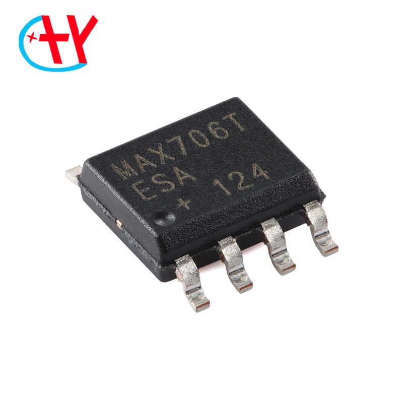 原装正品 MAX706TESA+T SOP-8 3V电压监测 低成本&mu;P监控电路芯片