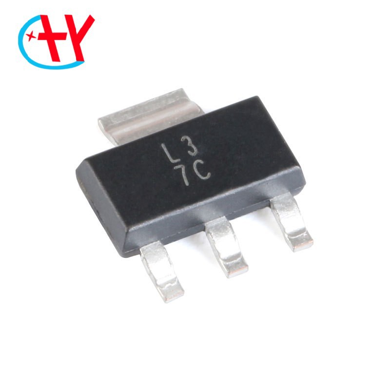 原装正品 贴片 LM317DCYR SOT-223 1.5A 可调节正电压稳压器芯片