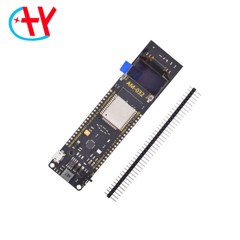 ESP32WIFI无线蓝牙模块带18650电池座+0.96英寸OLED开发板