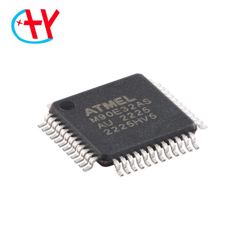 全新ATM90E32AS-AU-R TQFP-48 高性能宽量程电能计量芯片