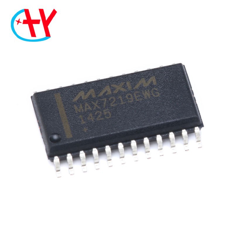 MAXIM/MAX7219EWG+T SOIC-24 LED驱动 8-Digit SPI接口