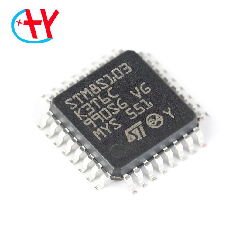 原装正品 STM8S103K3T6C LQFP-32 16MHz/8KB闪存/8位微控制器-MCU