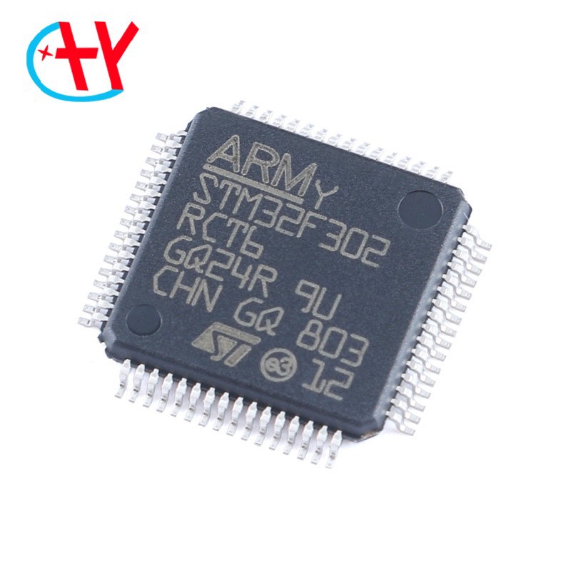 原装正品STM32F302RCT6 LQFP-64 ARM Cortex-M4 32位微控制器-MCU
