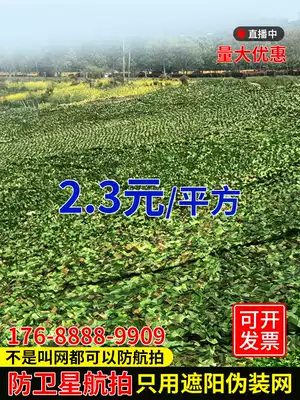 Anti-aerial photography camouflage net camouflage net sunshade net outdoor satellite cover anti-counterfeiting net grass green heat insulation