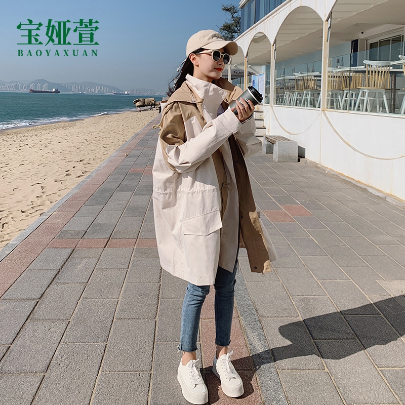Pregnant Woman Autumn Clothing Windcoat Jacket 2021 New Cover Tummy Blouse Spring Autumn Season outside the sweatshirt to wear the autumn and winter