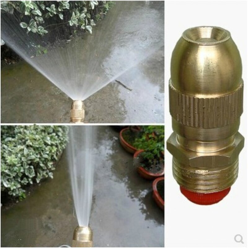 6 points All-copper adjustable Warhead Nozzle Atomization Micro-Spray Lawn Gardening Watering Watering Sprinkler Irrigation Cooling Nebulizer