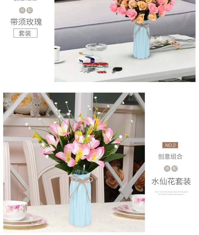 Gypsophila mô phỏng bó hoa khô giả hoa lớn bó phòng khách trang trí bàn ăn bàn cà phê đồ nội thất nhựa trang trí đạo cụ chụp - TV