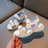 Летние спортивные сандалии, наряд маленькой принцессы, нескользящая обувь, пляжные слайдеры, подходит для подростков, мягкая подошва