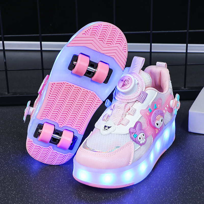 Girls' Roller Skates Spring 2026 New Model Children's Flash Light Princess Four-Wheel Roller Skates Retractable Girls' Roller Skates Spring 2026 New Model Children's Flash Light Princess Four-Wheel Roller Skates Retractable