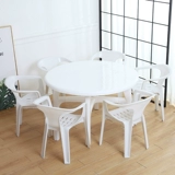 Магазин возвращает более тысячи более 20 цветных пластиковых столов и комбинированные стульев коммерческие утолщенные на ночном рынке с утолщенным барбекю.