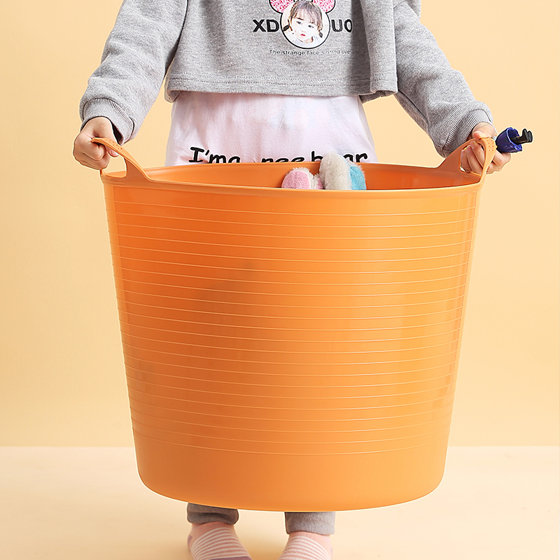 Thickened Plastic Containing Bucket Dirty Coat Basket handty Toy Containing Basket Baby Bath Tub Bath Tub Children Bathtub-Taobao