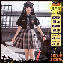 (Imperial Tea Home) Genuine Sakurazaki High Original jk uniform dress short autumn pleated skirt (spot)