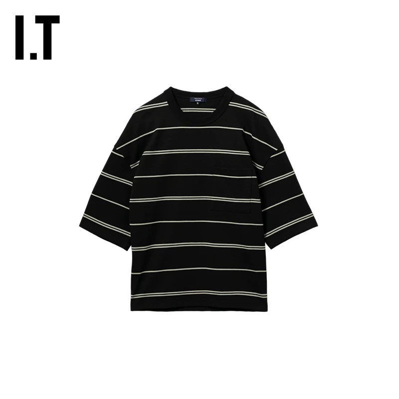 IT CDG COMME des GARCONS HOMME мужской силуэт плечо, спущенные плечи, в полоску, топ с новым стилем