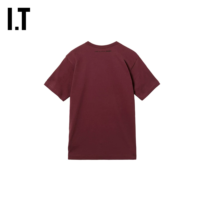 [IT CDG COMME des GARCONS SHIRT男装纯色短袖T恤新款简约基础款]