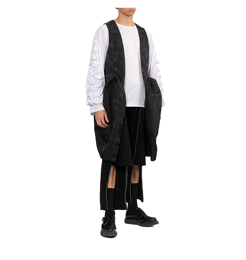Жилеты it cdg comme des garcons homme plus男装廓形立体剪裁西装背心 I.t