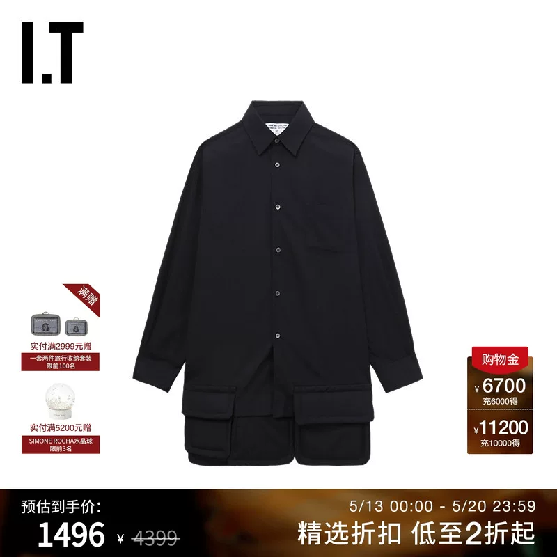 IT CDG COMME DES GARCONS COMME DES GARCONS женская полуприлегающая рубашка до талии