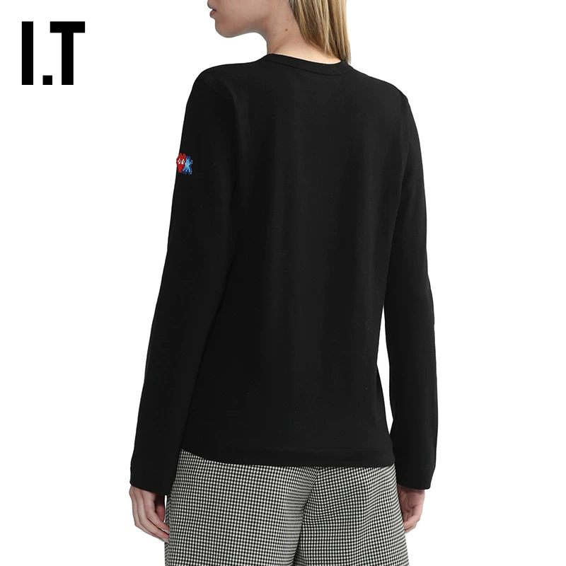 IT CDG PLAY COMME des GARCONS Kawakubo Rei женская лонгслив футболка с длинным рукавом простая повседневная внутренняя одежда