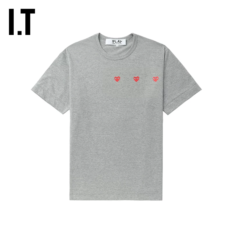 ИТ CDG Play Comme des Garcons Чуаньцю Бао Линг базовая рубашка-поло круглый вырез короткий рукав футболка