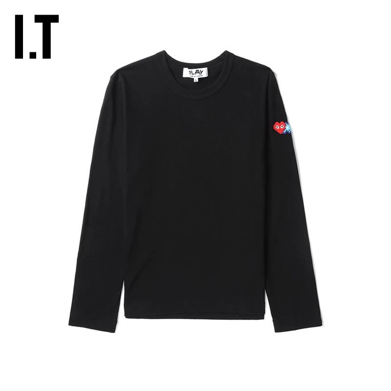 IT CDG PLAY COMME des GARCONS Kawakubo Rei женская лонгслив футболка с длинным рукавом простая повседневная внутренняя одежда